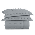 Cobre Leito King Poppy Micropercal 300 Fios 3 Peças - 100% Po