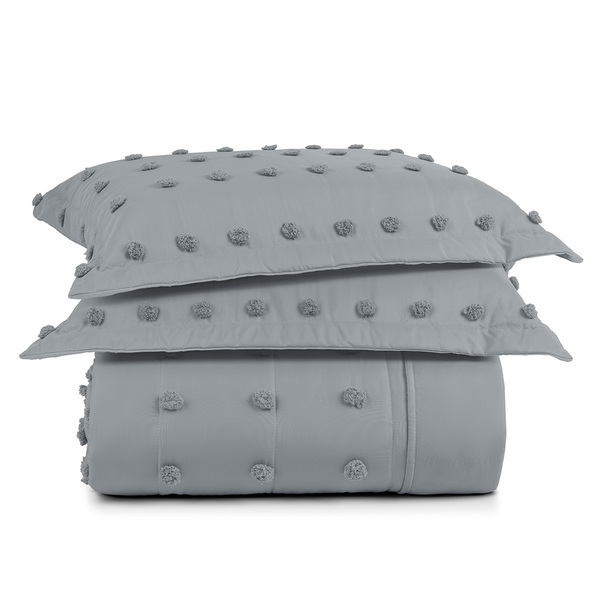 Cobre Leito King Poppy Micropercal 300 Fios 3 Peças - 100% Po