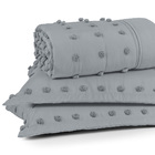 Cobre Leito King Poppy Micropercal 300 Fios 3 Peças - 100% Po