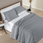 Cobre Leito King Poppy Micropercal 300 Fios 3 Peças - 100% Po