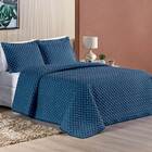 Cobre Leito King Ravena Bordado Micropercal 200 Fios 3 Peças