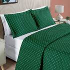 Cobre Leito King Ravena Bordado Micropercal 200 Fios 3 Peças