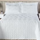 Cobre Leito King Realeza Micropercal 200 Fios Com Tule Bordad