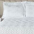 Cobre Leito King Realeza Micropercal 200 Fios Com Tule Bordad