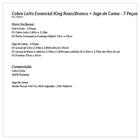 Cobre Leito King Roxo/branco + Jogo De Cama Ponto Palito - 7