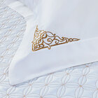 Cobre Leito King Size Cáqui 400 Fios Egípcio 100% Algodão + J