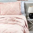 Cobre Leito King Unique 200 Fios Bordado 3 Peças - Rose