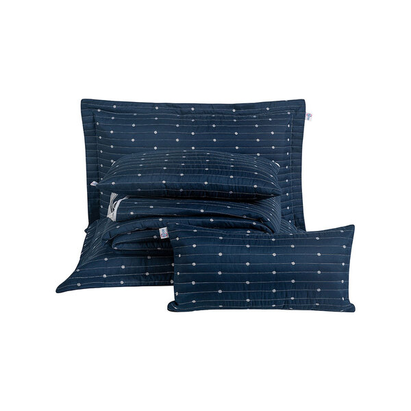 Cobre Leito King Urbany Bordado Hipercal 400 Fios 7 Peças - A