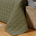 Cobre Leito King Verde Musgo 3,10m X 2,60m Dupla Face Soft