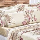 Cobre Leito Magnata Matelado King 3 Peças - Palha