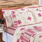 Cobre Leito Magnata Matelado King 3 Peças - Rosê