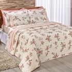 Cobre Leito Magnata Matelado King 3 Peças - Salmão