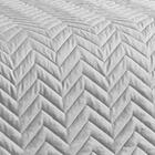 Cobre Leito Maria 8 Peças Queen Cinza