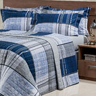 Cobre Leito Menino Solteiro Geométrico 200 Fios 100% Algodão