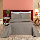 Cobre Leito Mistral Queen Dupla Face 3 Peças - Camafeu - 100%