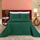 Cobre Leito Mistral Queen Dupla Face 3 Peças - Esmeralda - 10