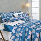 Cobre Leito Poeme Padrão Dupla Face 3 Peças - Hana