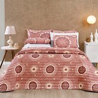 Cobre Leito Poeme Padrão Dupla Face 3 Peças - Renda