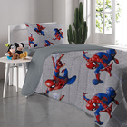 Cobre Leito Portallar Solteiro Misto Marvel Homem Aranha Mesc