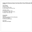 Cobre Leito Premium Queen Size Rosa Micro Percal Peletizado 2