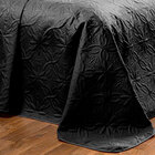 Cobre Leito Preto Dupla Face Queen Size 3 Peças Ultrassônico