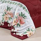 Cobre Leito Quatro Estações King 3 Peças - Vinho