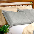 Cobre Leito Queen 3 Peças Tecido Percal Dupla Face Floral Cas