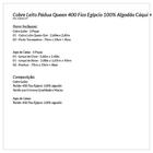Cobre Leito Queen 400 Fios Egípcio 100% Algodão Cáqui + Jogo