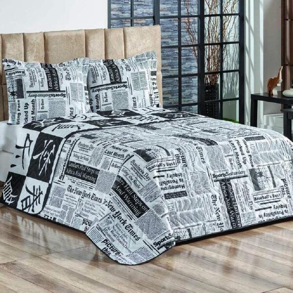 Cobre Leito Queen Alecrim Percal 3 Peças - News