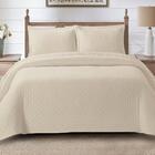 Cobre Leito Queen Analu Micropercal 300 Fios Dupla Face Textu