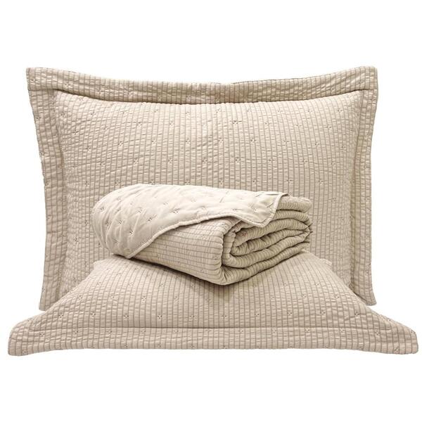 Cobre Leito Queen Analu Micropercal 300 Fios Dupla Face Textu