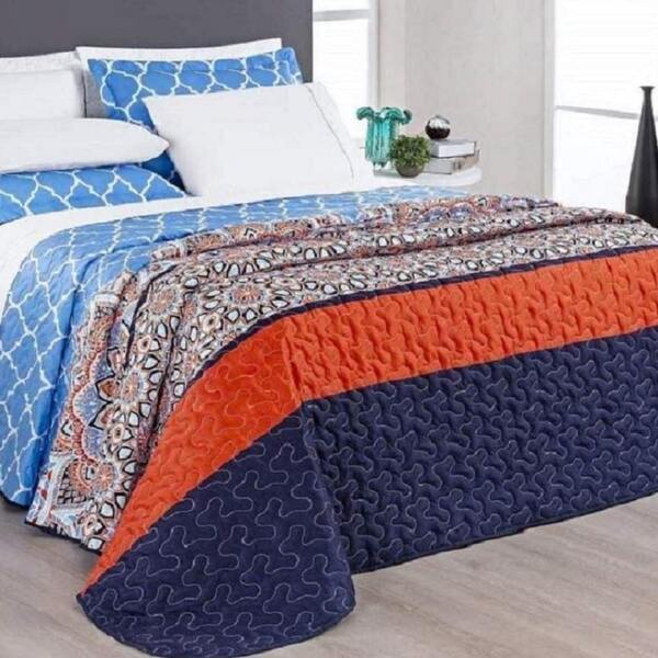 Cobre Leito Queen Aurora Micropercal 3 Peças San