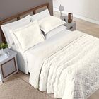 Cobre Leito Queen Aveline Micropercal 300 Fios Toque De Algod