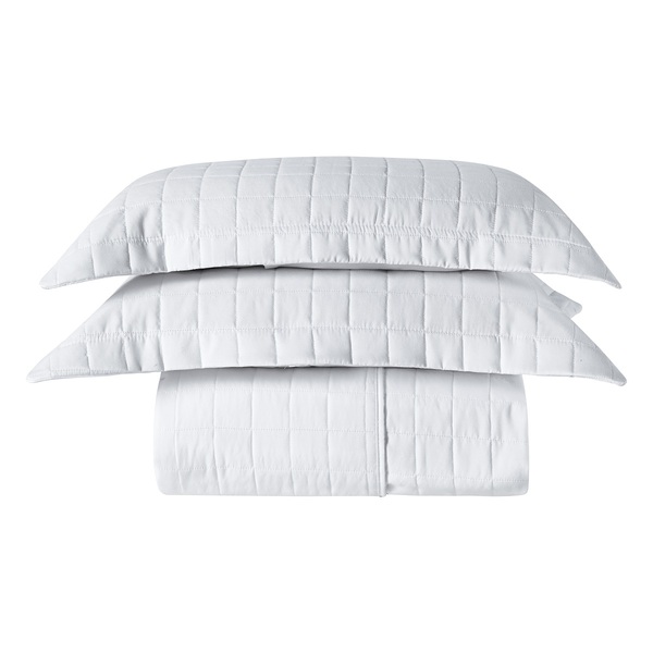 Cobre Leito Queen Basic 300 Fios 7 Peças - Branco Ethnic - 10