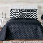 Cobre Leito Queen Cherry 7 Pçs Preto