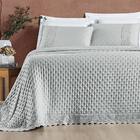 Cobre Leito Queen Cherry Laise Micropercal 3pç 100% Poliéster