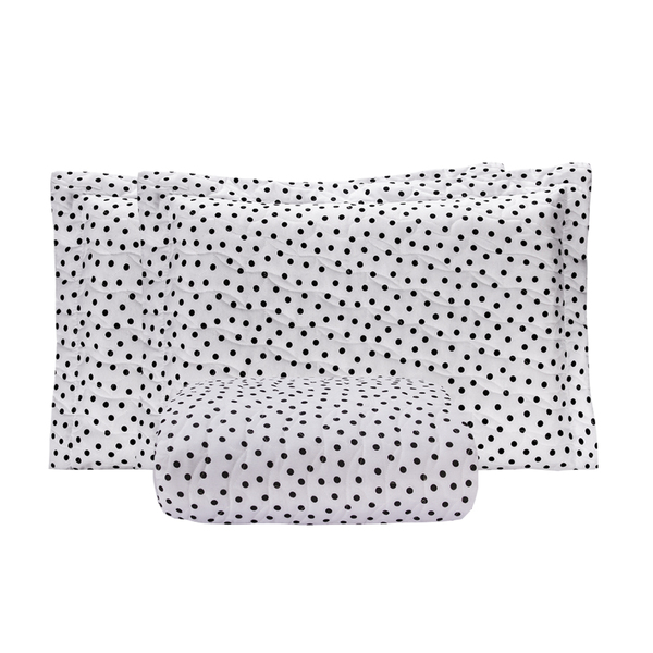 Cobre Leito Queen Classic Estampado 160 Fios 3 Peças - Poa Pr