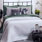 Cobre Leito Queen Colorful Dupla Face Micropercal 200 Fios 7