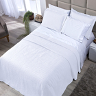 Cobre Leito Queen Dupla Face Branco + Jogo De Cama 100% Algod