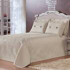 Cobre Leito Queen Jurere Micropercal 5 Peças - Bege