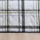 Cobre Leito Queen Laura Percal 180 Fios 3 Peças - Xadrez