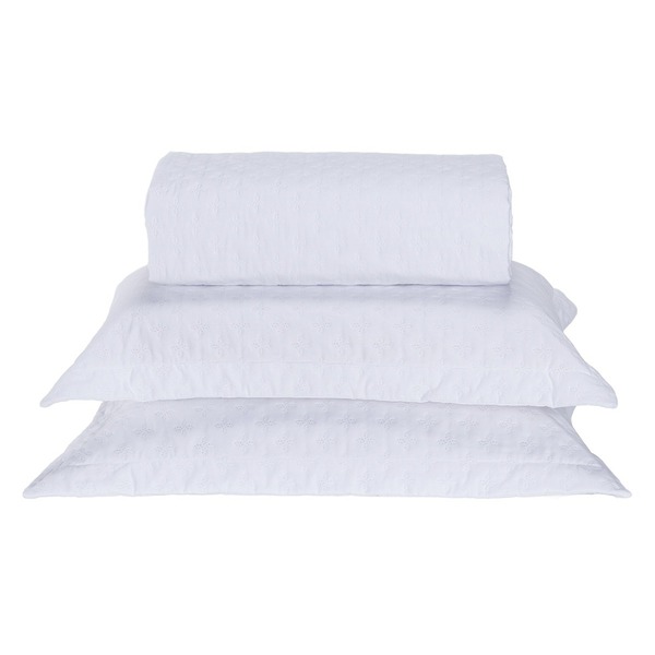 Cobre Leito Queen Milão Dupla Face Micropercal 200 Fios 3 Peç