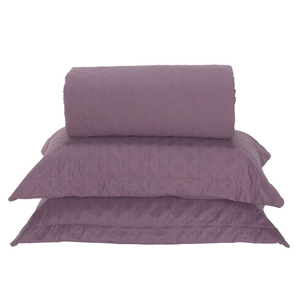 Cobre Leito Queen Milão Dupla Face Micropercal 200 Fios 3 Peç