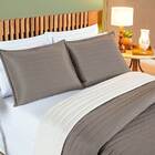 Cobre Leito Queen Mult Colors Dupla Face Micropercal 200 Fios