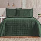 Cobre Leito Queen Plata Percal 200 Fios 3 Peças - Verde Milit