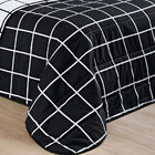 Cobre Leito Queen Preto Micropercal 200 Fios Dupla Face + Jog