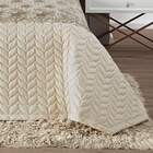 Cobre Leito Queen Realeza Micropercal 200 Fios Com Tule Borda