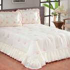 Cobre Leito Queen Safira Microfibra 3100% Poliéster - Palha