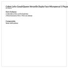 Cobre Leito Queen Size Terracota Dupla Face Micropercal 3 Peç