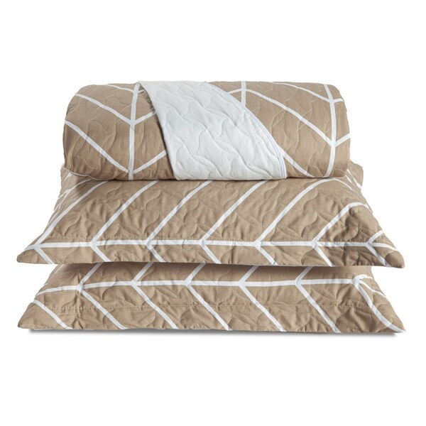 Cobre Leito Queen Tous Les Jours Dupla Face Percal 200 Fios 3